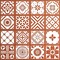 16-Piece Mexican Talavera & Mandala Stencil Set (8"x8") – Reusable Floor & Wall Tile Templates for Painting on Crafts, Patio, Furniture & Home Decor